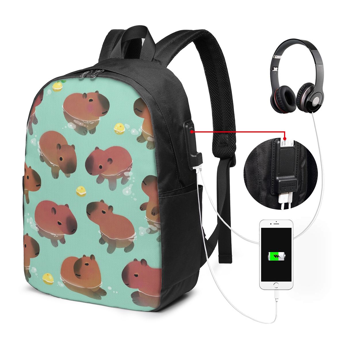 Laptop Bag - Sac à dos à motif animal