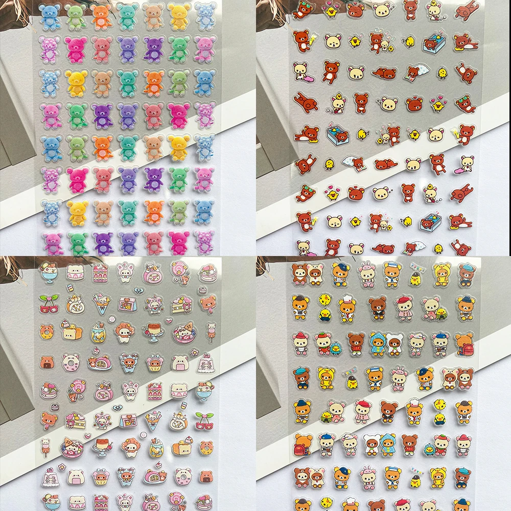 Laptop Original Accessories - Autocollants PVC Super Mini Rose Rilakkuma