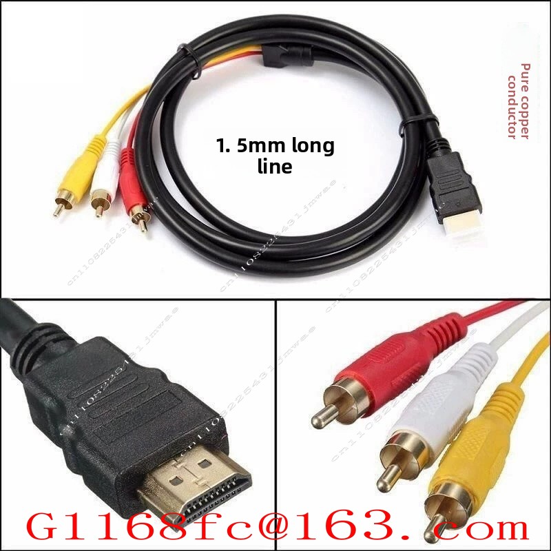Hdmi Cable - Câble adaptateur HDMI vers 3RCA de