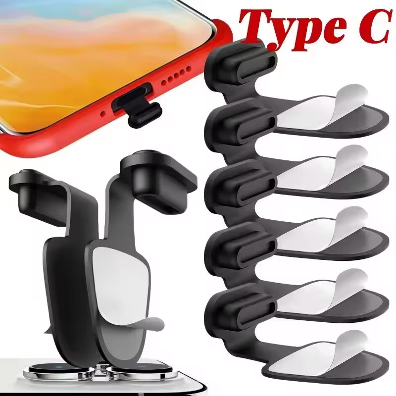 Usb C Hub - 1/4/6 pièces Bouchon anti-poussière pour port