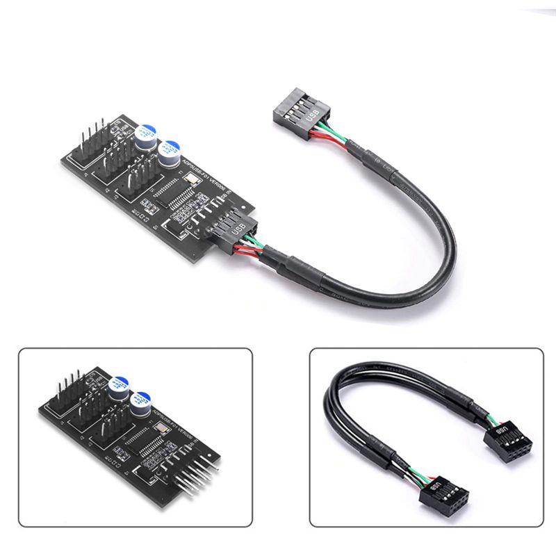 ABQX Connecteur de hub USB 9 b - Usb Hub avis et prix